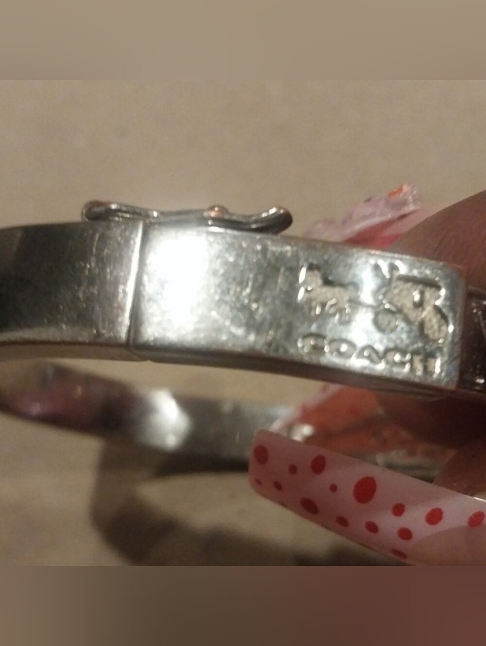 Coach Bangle  Bracelet.Sillver